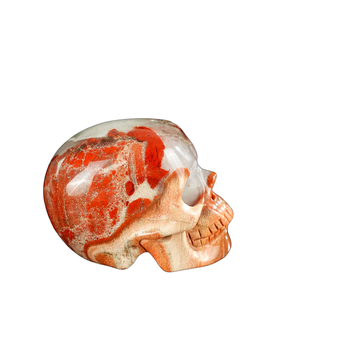 2.2" Red Jasper Crystal Skull Carving - Unique Piece #RJ11