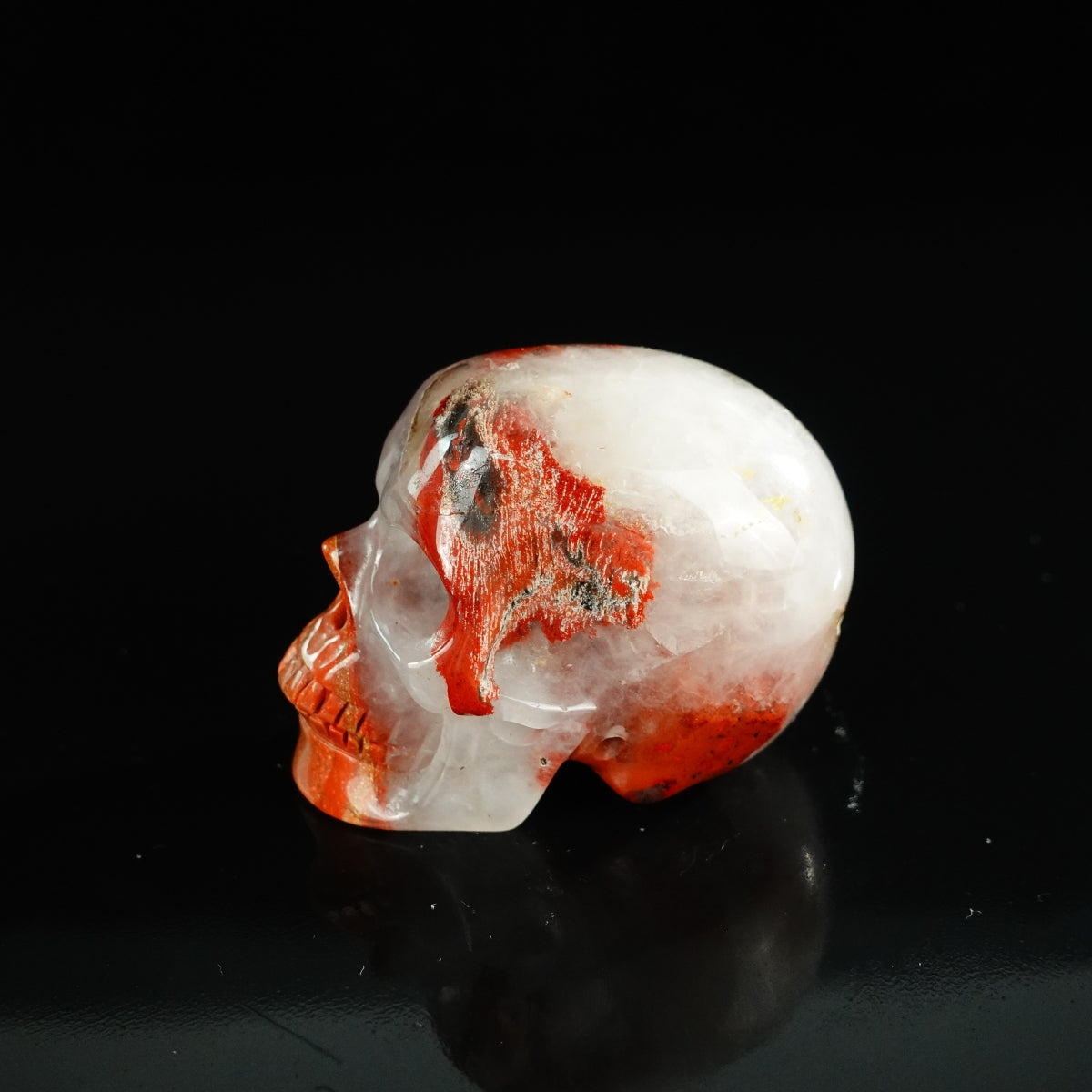 2.2" Red Jasper Crystal Skull Carving - Unique Piece #RJ11