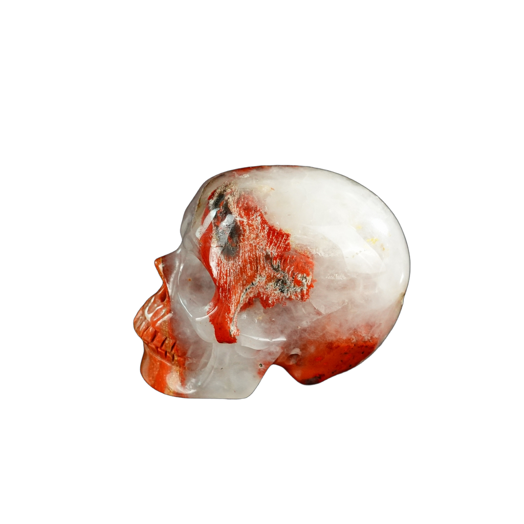 2.2" Red Jasper Crystal Skull Carving - Unique Piece #RJ11