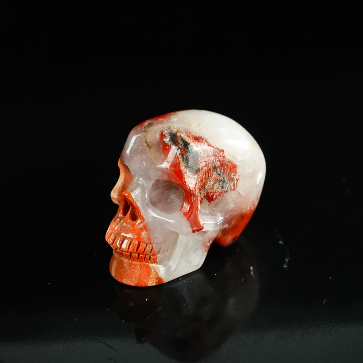 2.2" Red Jasper Crystal Skull Carving - Unique Piece #RJ11