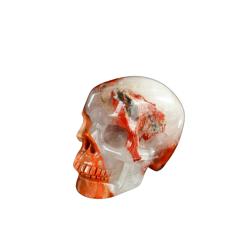 2.2" Red Jasper Crystal Skull Carving - Unique Piece #RJ11