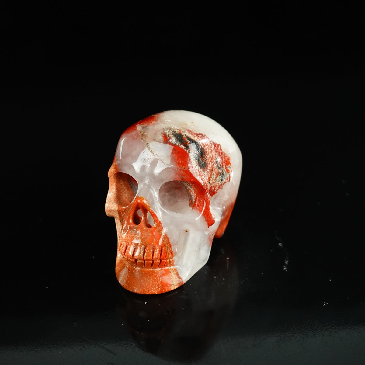 2.2" Red Jasper Crystal Skull Carving - Unique Piece #RJ11
