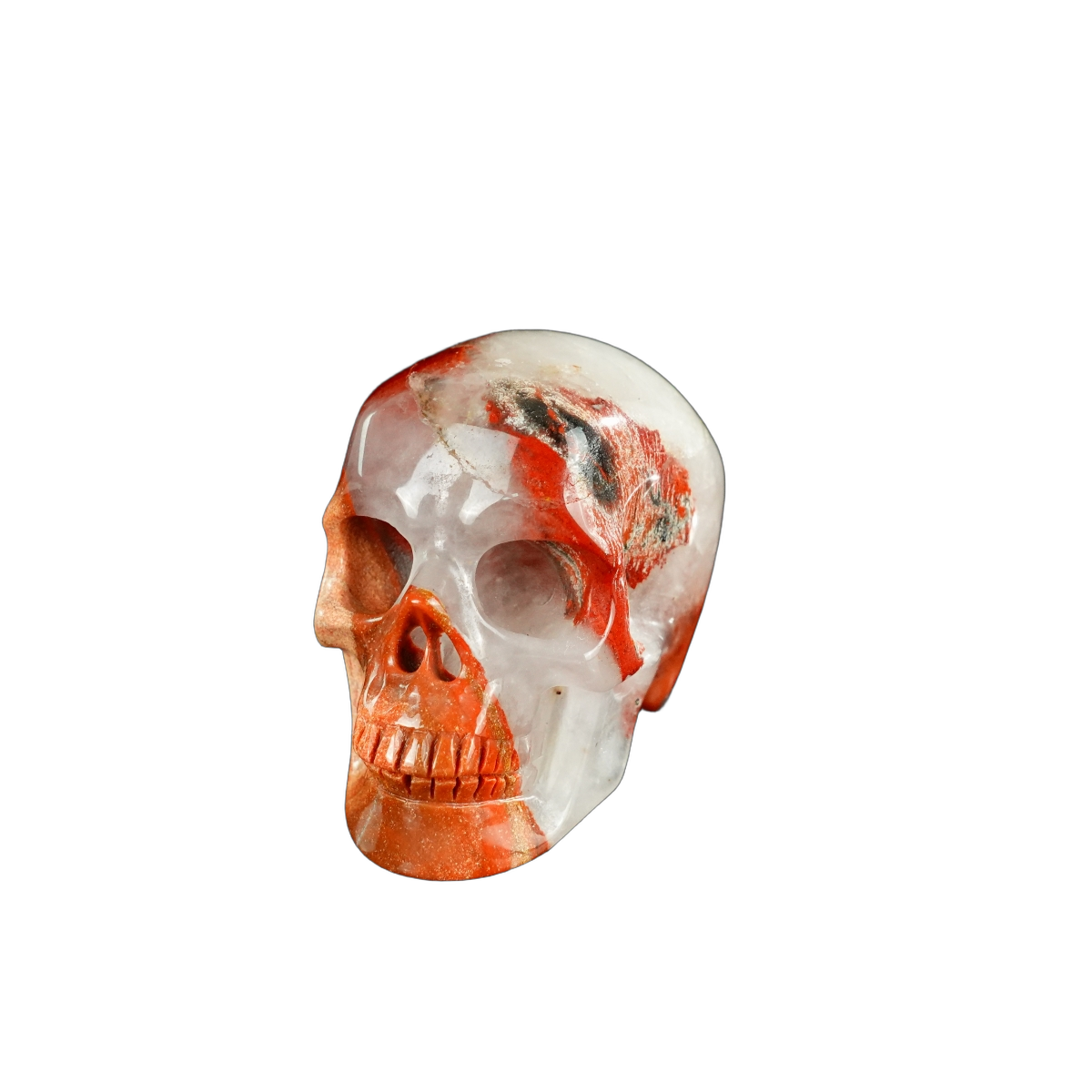 2.2" Red Jasper Crystal Skull Carving - Unique Piece #RJ11