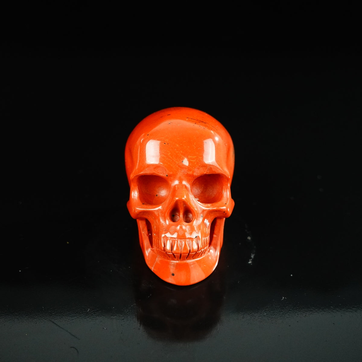 2.2" Red Jasper Crystal Skull Carving - Unique Piece #RJ12