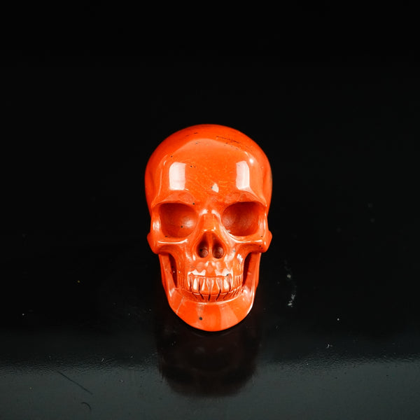2.2" Red Jasper Crystal Skull Carving - Unique Piece #RJ12