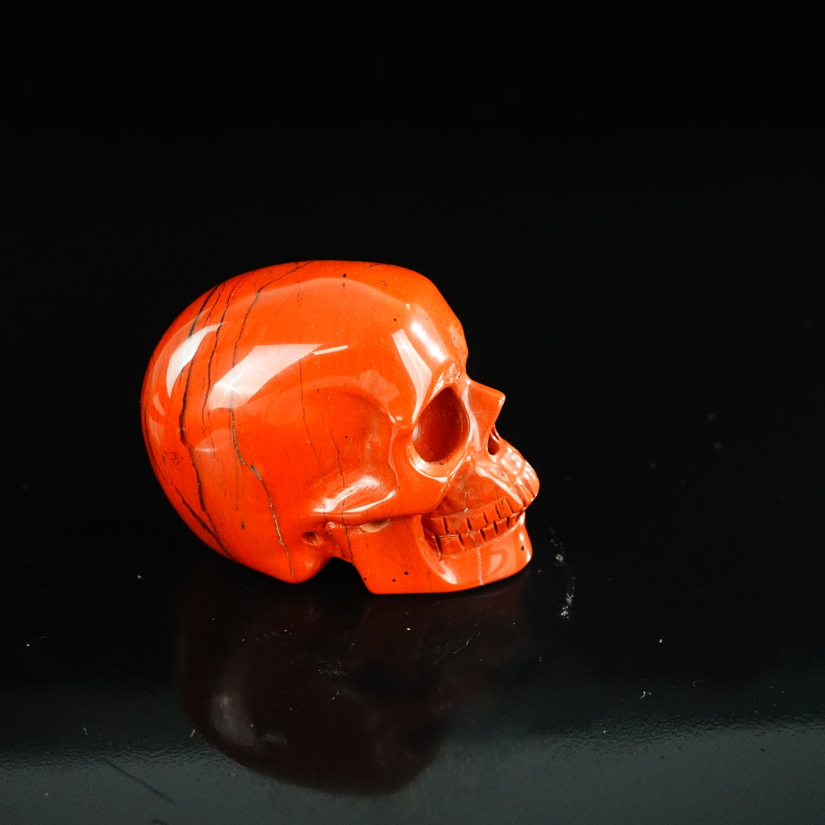 2.2" Red Jasper Crystal Skull Carving - Unique Piece #RJ12