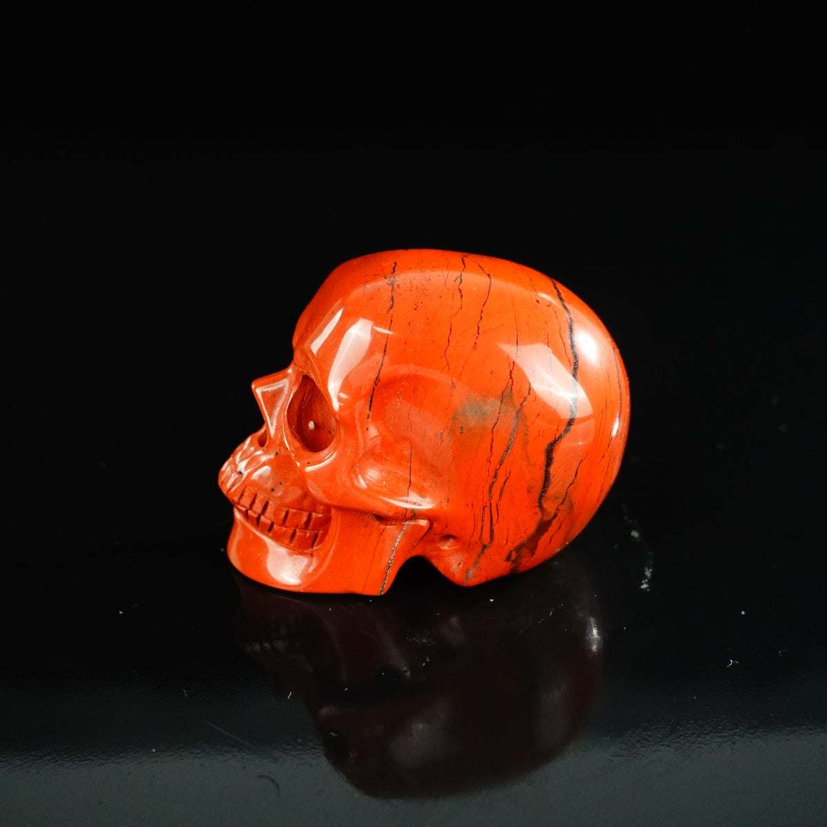 2.2" Red Jasper Crystal Skull Carving - Unique Piece #RJ12