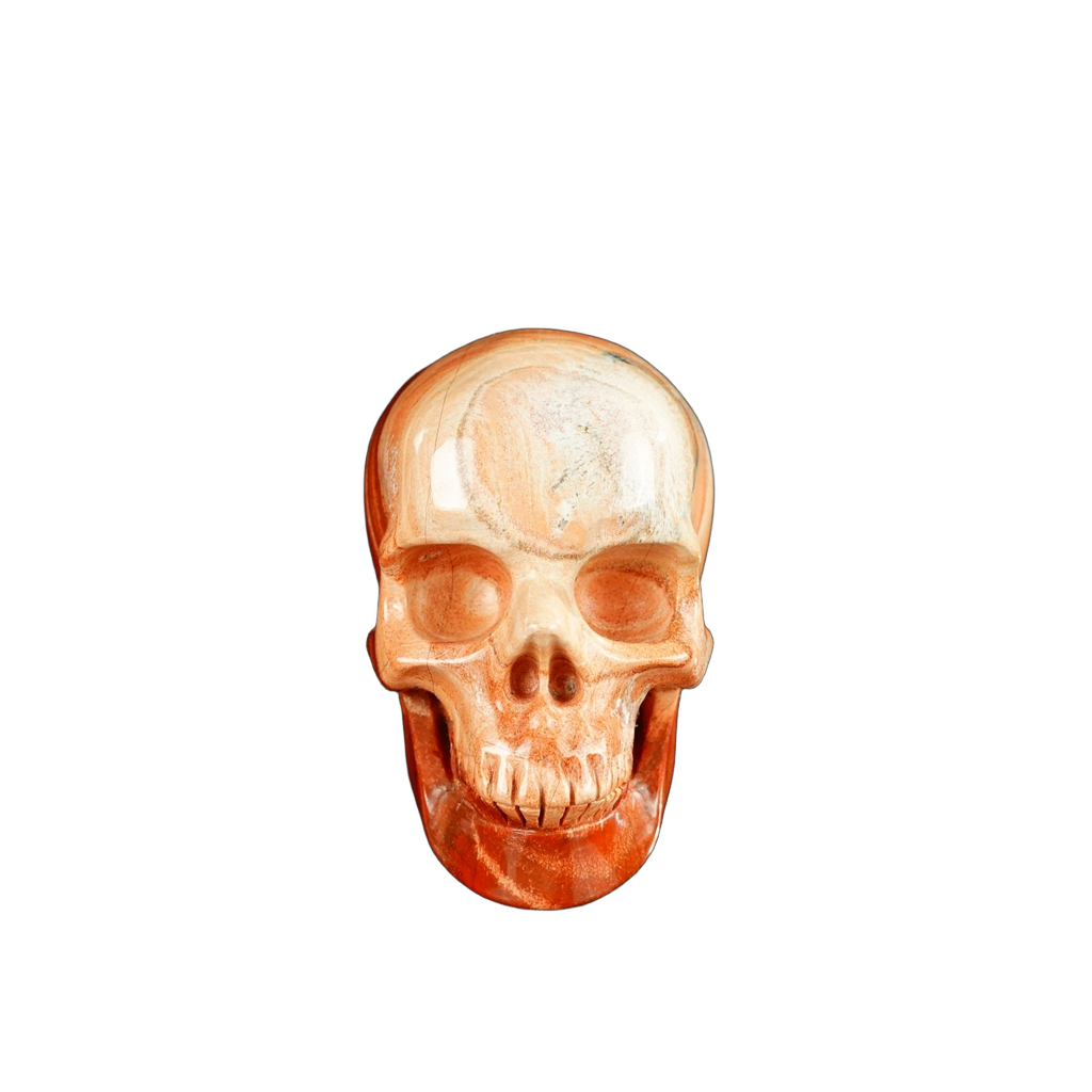 2.2" Red Jasper Crystal Skull Carving - Unique Piece #RJ13