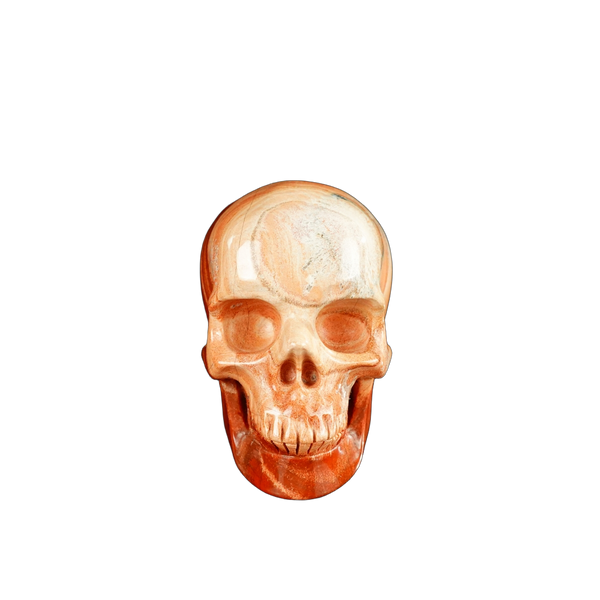 2.2" Red Jasper Crystal Skull Carving - Unique Piece #RJ13