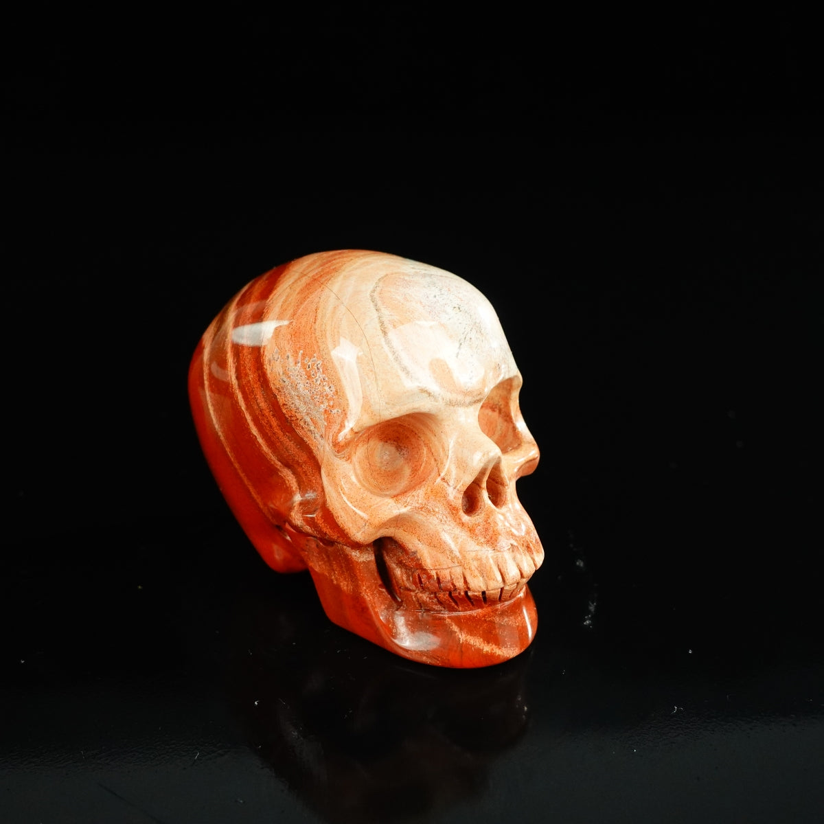 2.2" Red Jasper Crystal Skull Carving - Unique Piece #RJ13