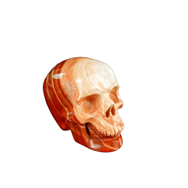 2.2" Red Jasper Crystal Skull Carving - Unique Piece #RJ13 - alternate view