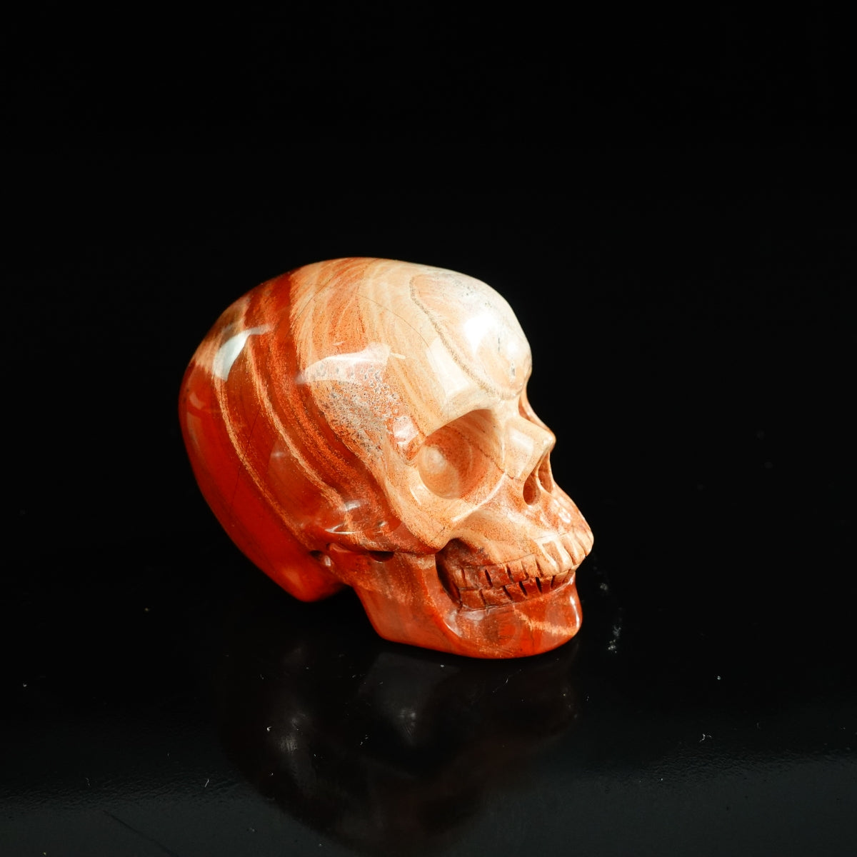 2.2" Red Jasper Crystal Skull Carving - Unique Piece #RJ13