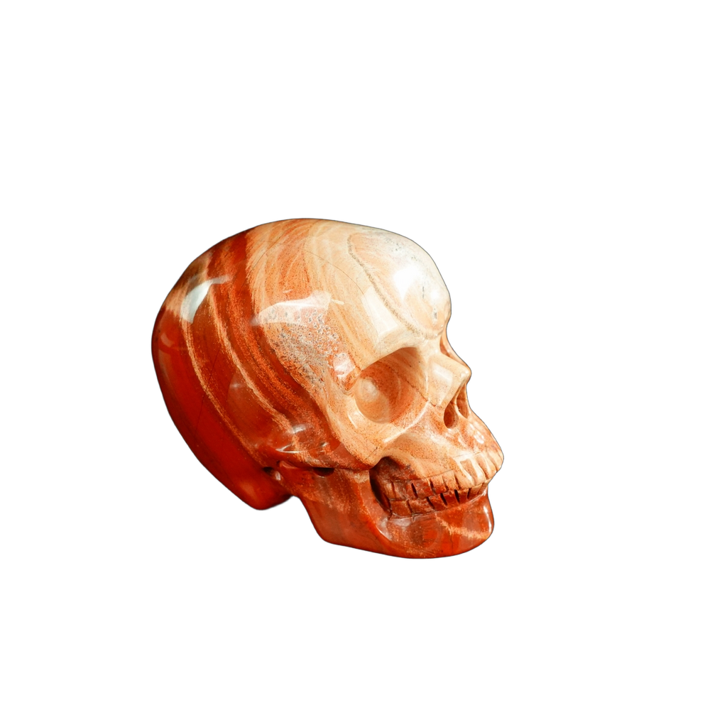 2.2" Red Jasper Crystal Skull Carving - Unique Piece #RJ13