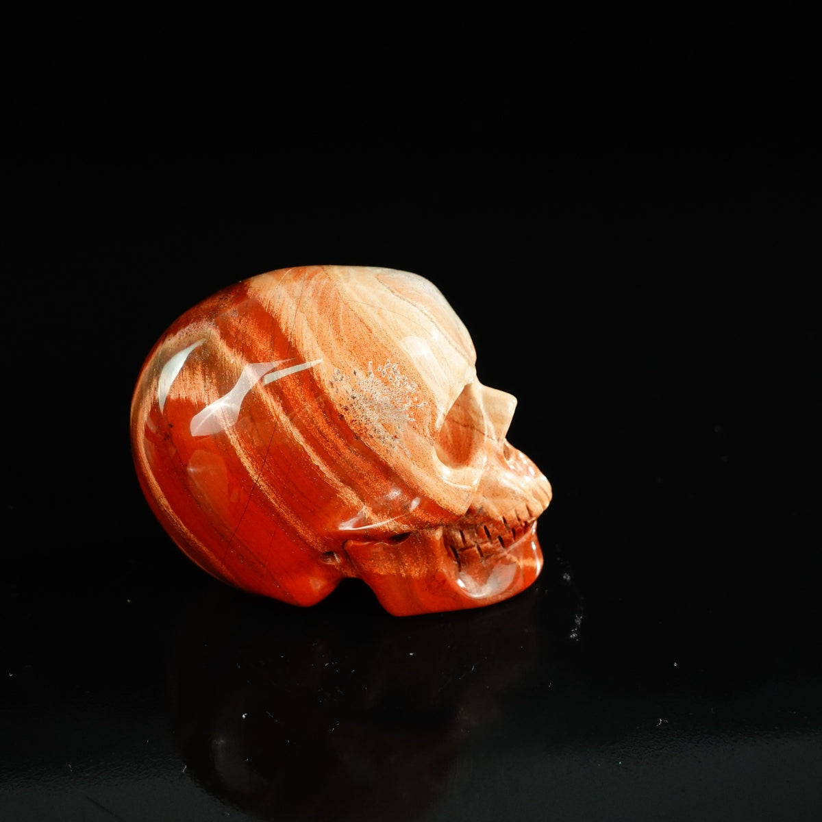 2.2" Red Jasper Crystal Skull Carving - Unique Piece #RJ13