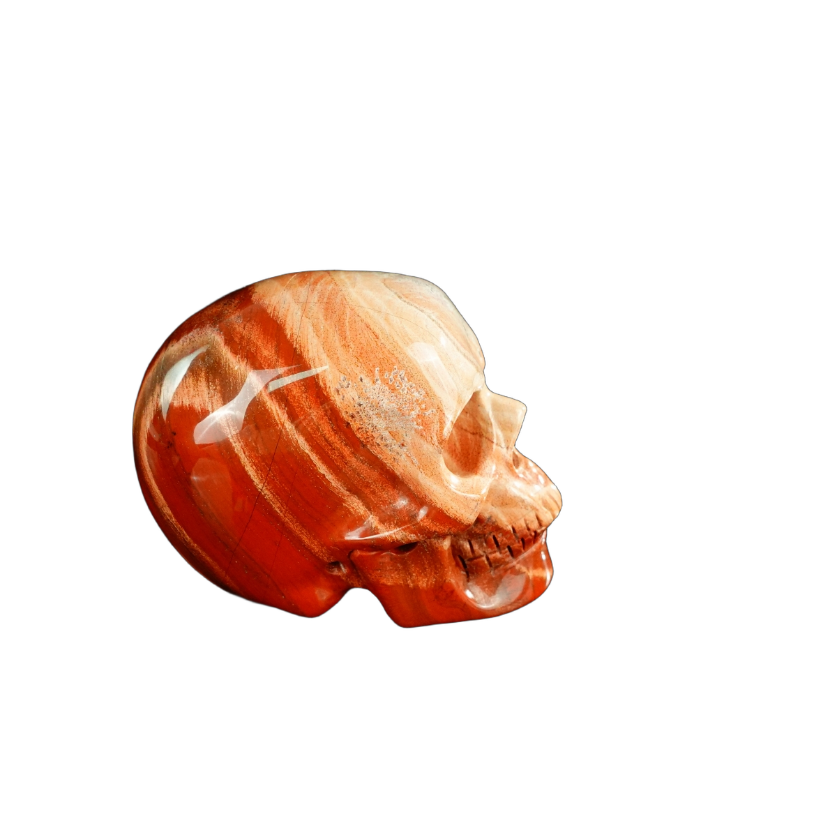 2.2" Red Jasper Crystal Skull Carving - Unique Piece #RJ13