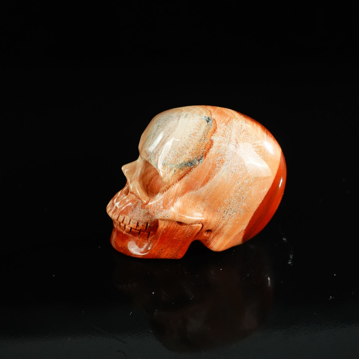 2.2" Red Jasper Crystal Skull Carving - Unique Piece #RJ13
