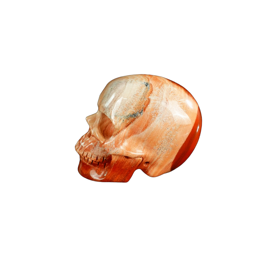2.2" Red Jasper Crystal Skull Carving - Unique Piece #RJ13