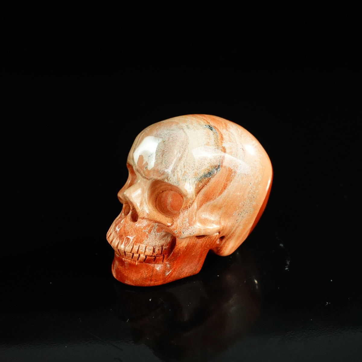 2.2" Red Jasper Crystal Skull Carving - Unique Piece #RJ13