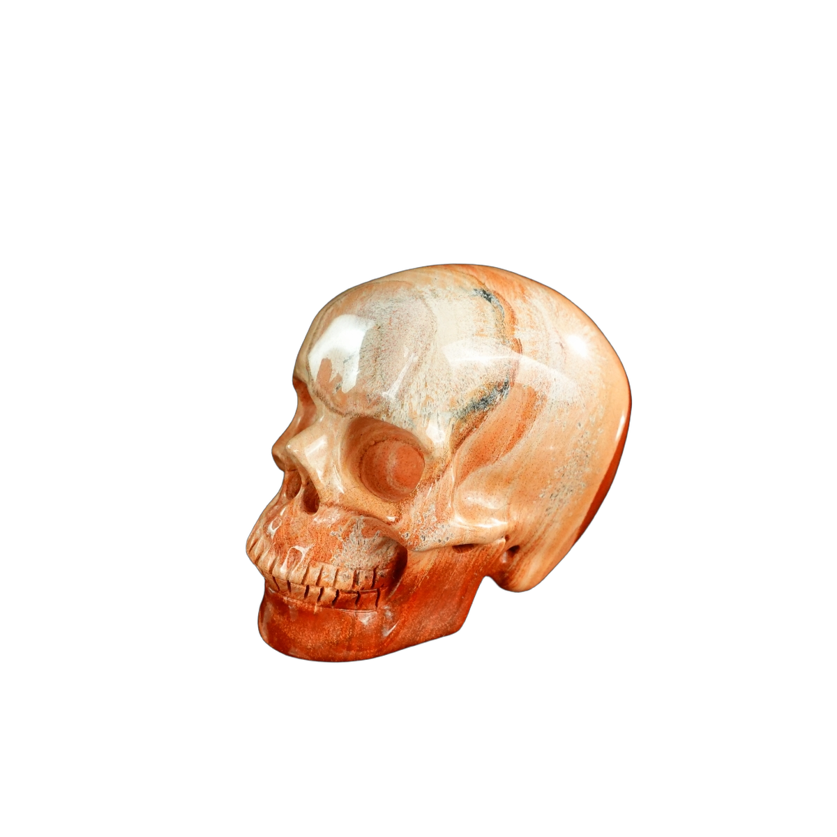 2.2" Red Jasper Crystal Skull Carving - Unique Piece #RJ13