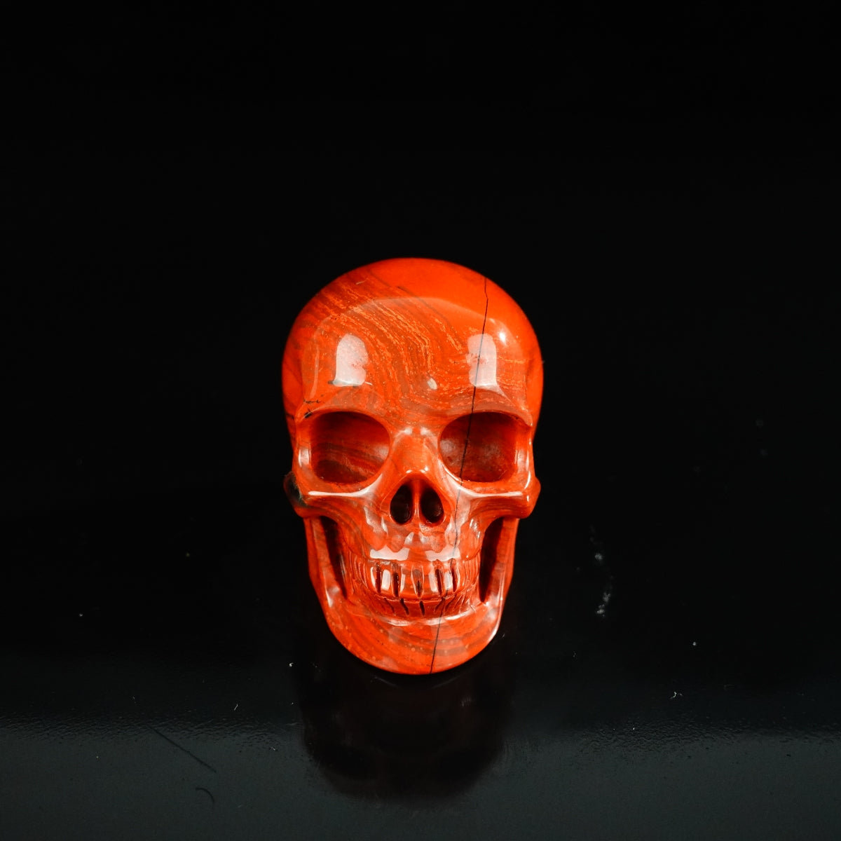 2.2" Red Jasper Crystal Skull Carving - Unique Piece #RJ14