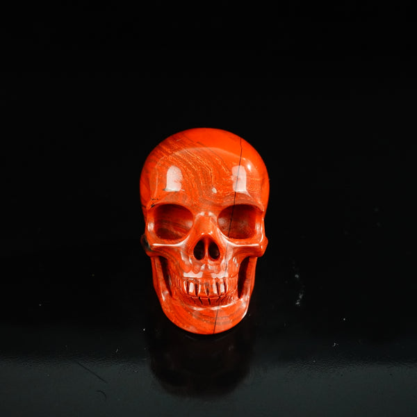 2.2" Red Jasper Crystal Skull Carving - Unique Piece #RJ14