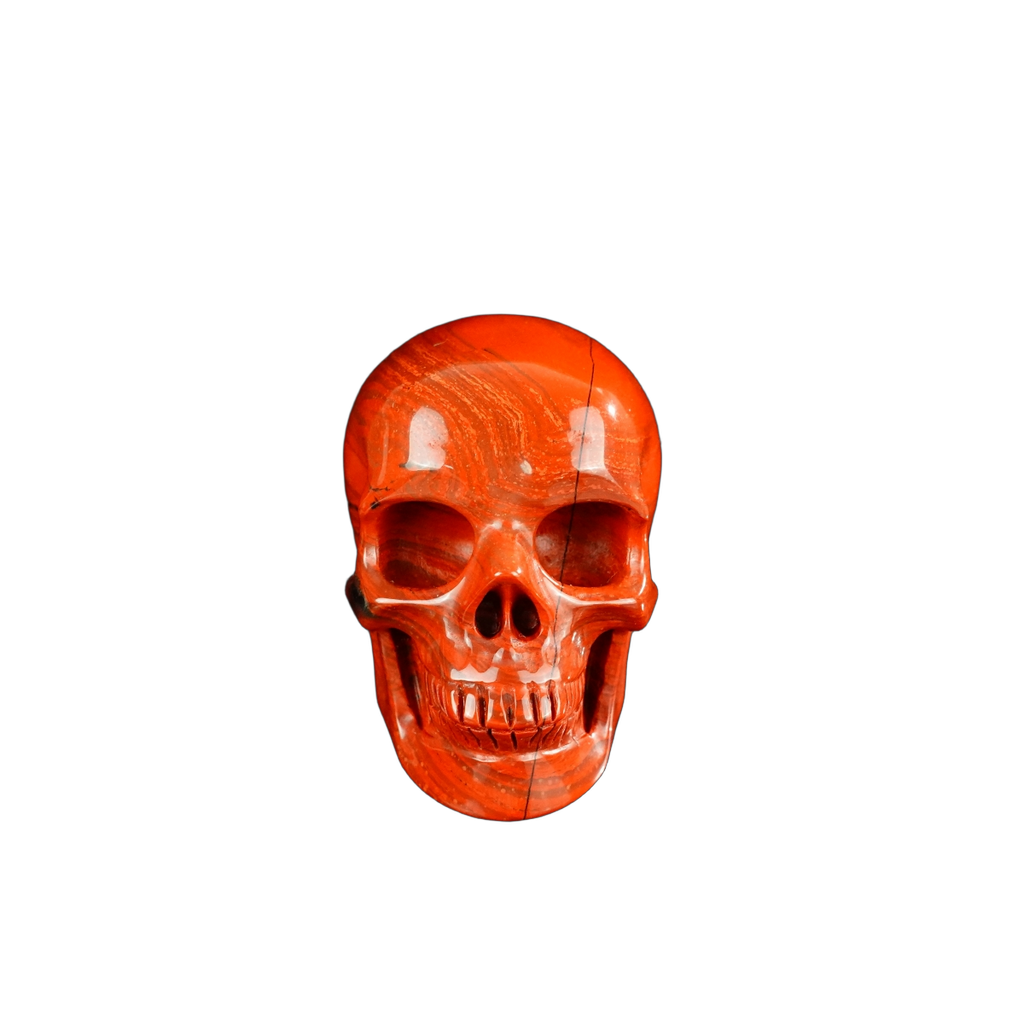 2.2" Red Jasper Crystal Skull Carving - Unique Piece #RJ14