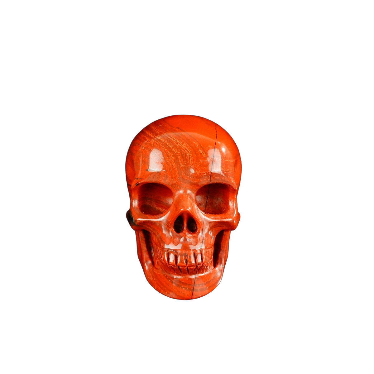 2.2" Red Jasper Crystal Skull Carving - Unique Piece #RJ14