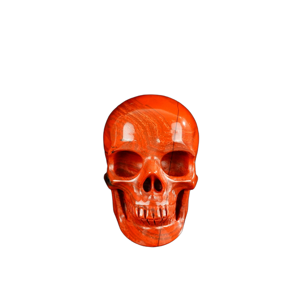 2.2" Red Jasper Crystal Skull Carving - Unique Piece #RJ14