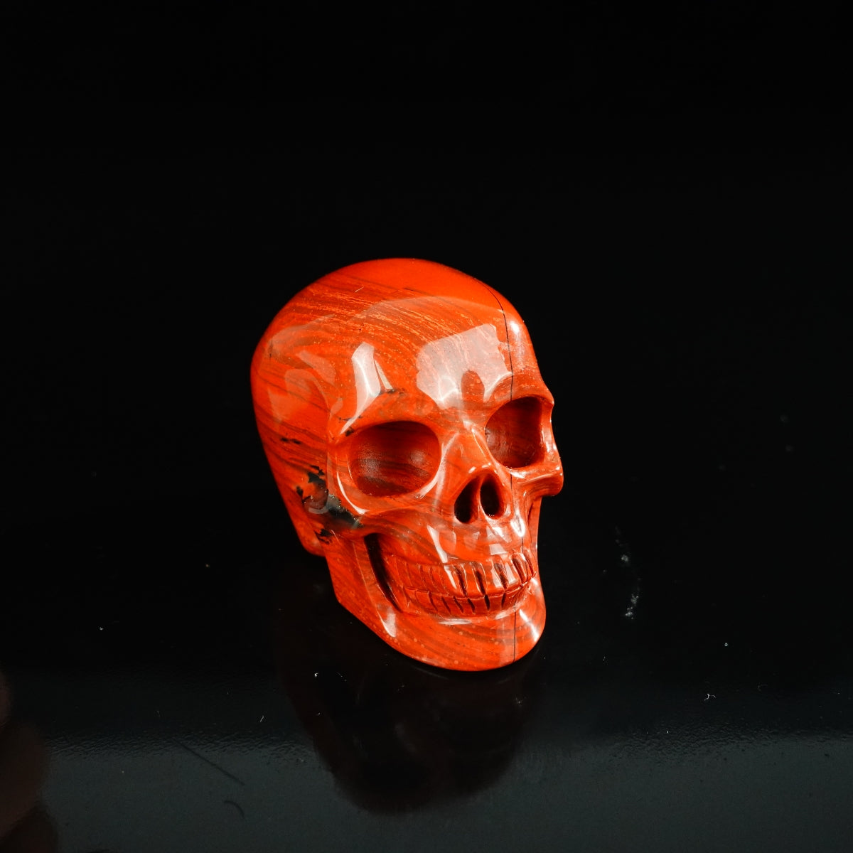 2.2" Red Jasper Crystal Skull Carving - Unique Piece #RJ14