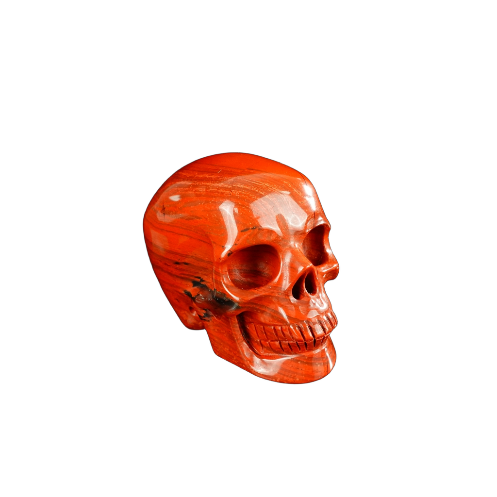 2.2" Red Jasper Crystal Skull Carving - Unique Piece #RJ14