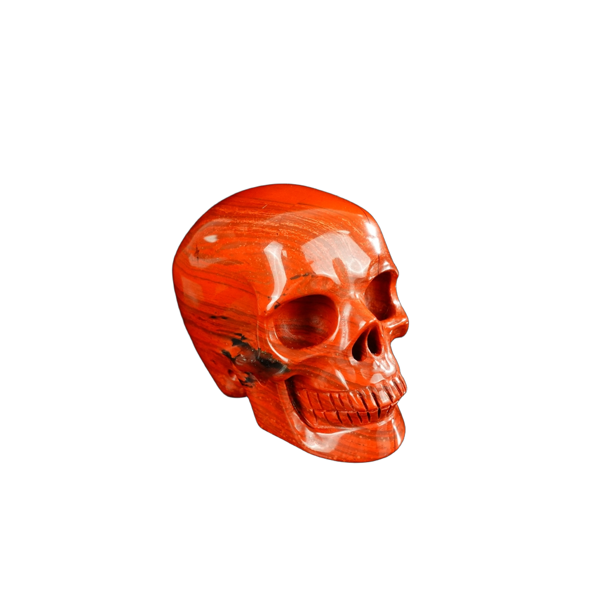 2.2" Red Jasper Crystal Skull Carving - Unique Piece #RJ14