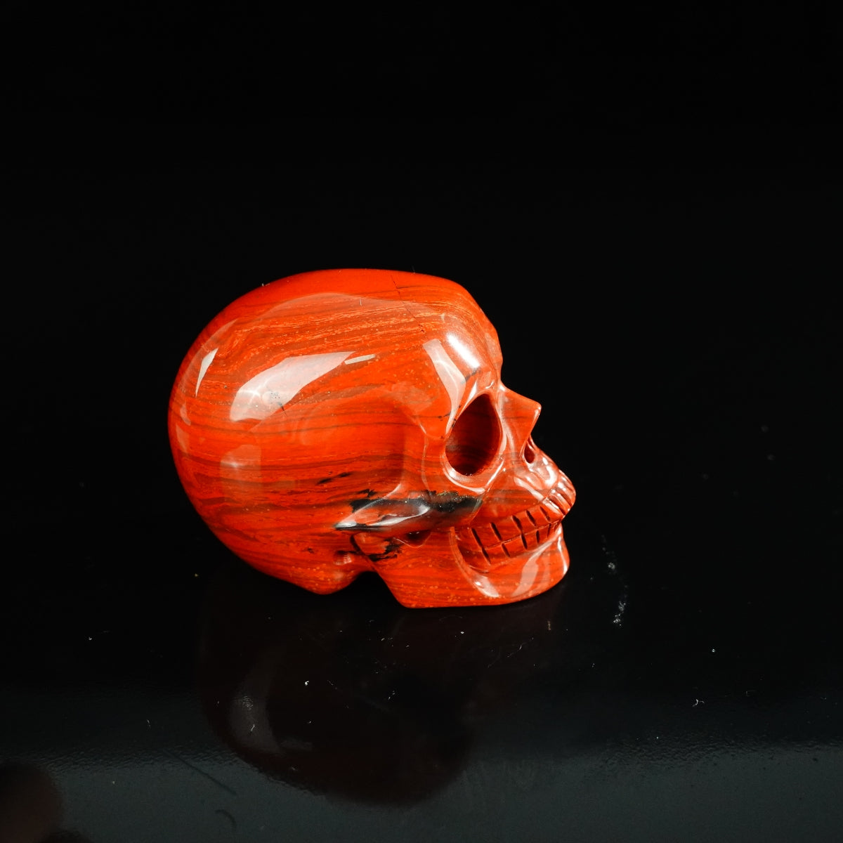 2.2" Red Jasper Crystal Skull Carving - Unique Piece #RJ14