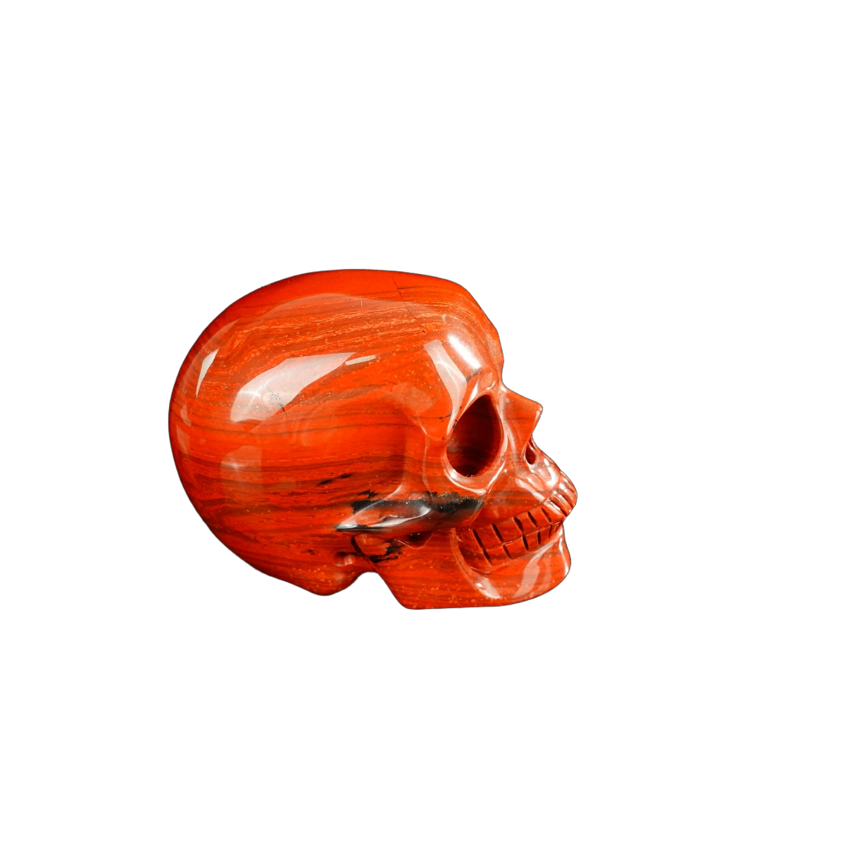 2.2" Red Jasper Crystal Skull Carving - Unique Piece #RJ14