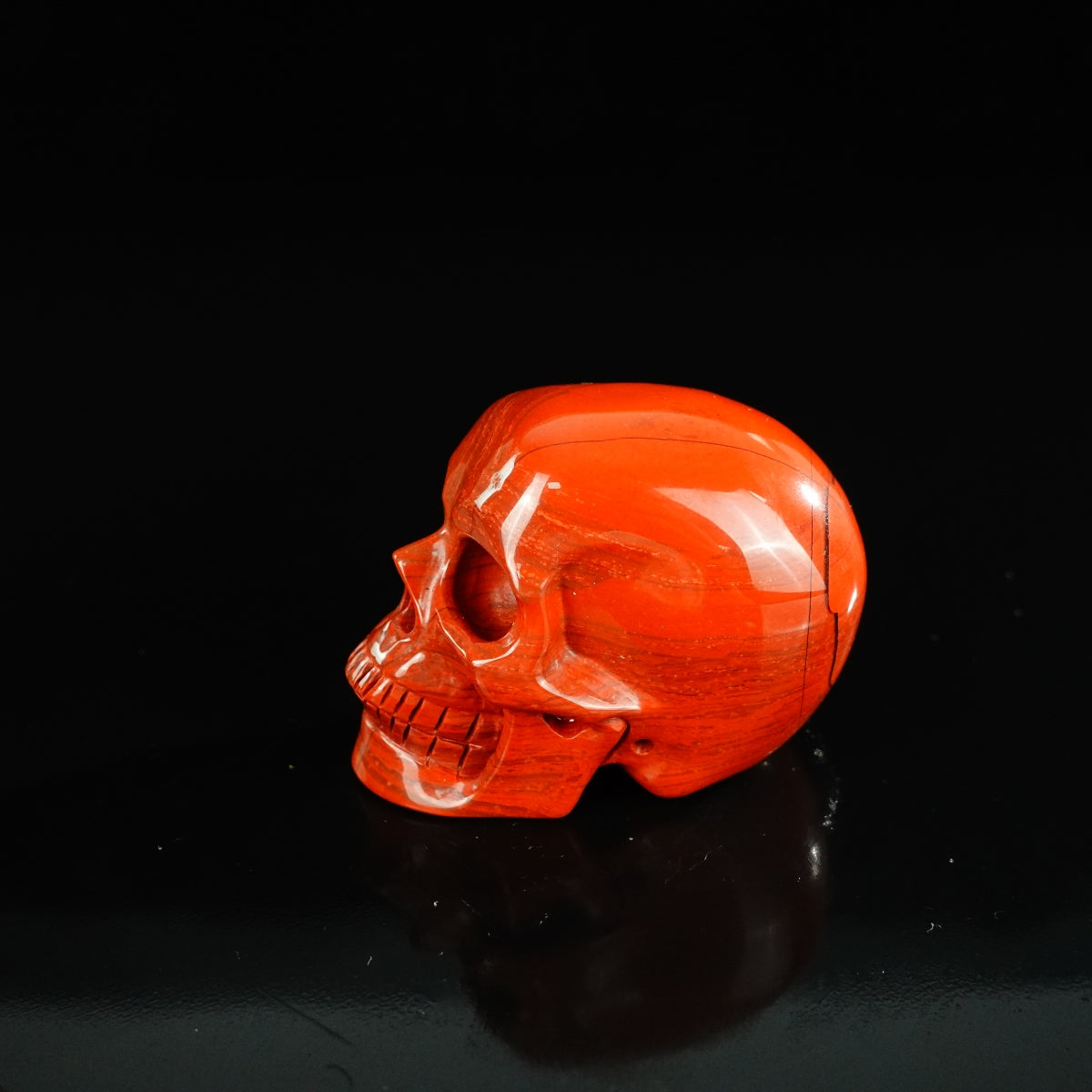 2.2" Red Jasper Crystal Skull Carving - Unique Piece #RJ14