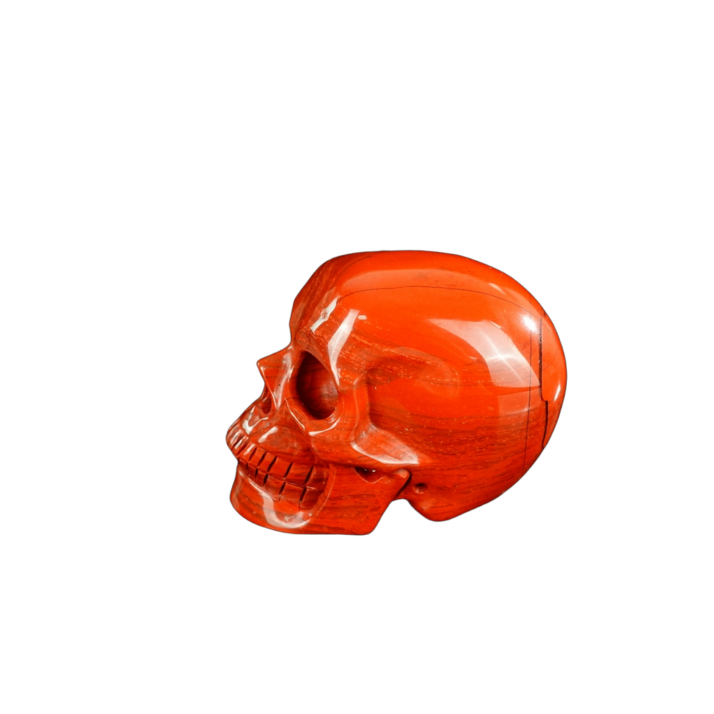2.2" Red Jasper Crystal Skull Carving - Unique Piece #RJ14