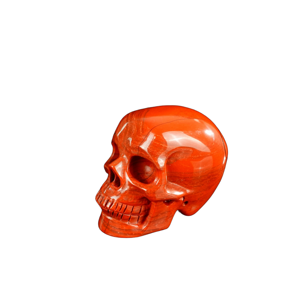2.2" Red Jasper Crystal Skull Carving - Unique Piece #RJ14