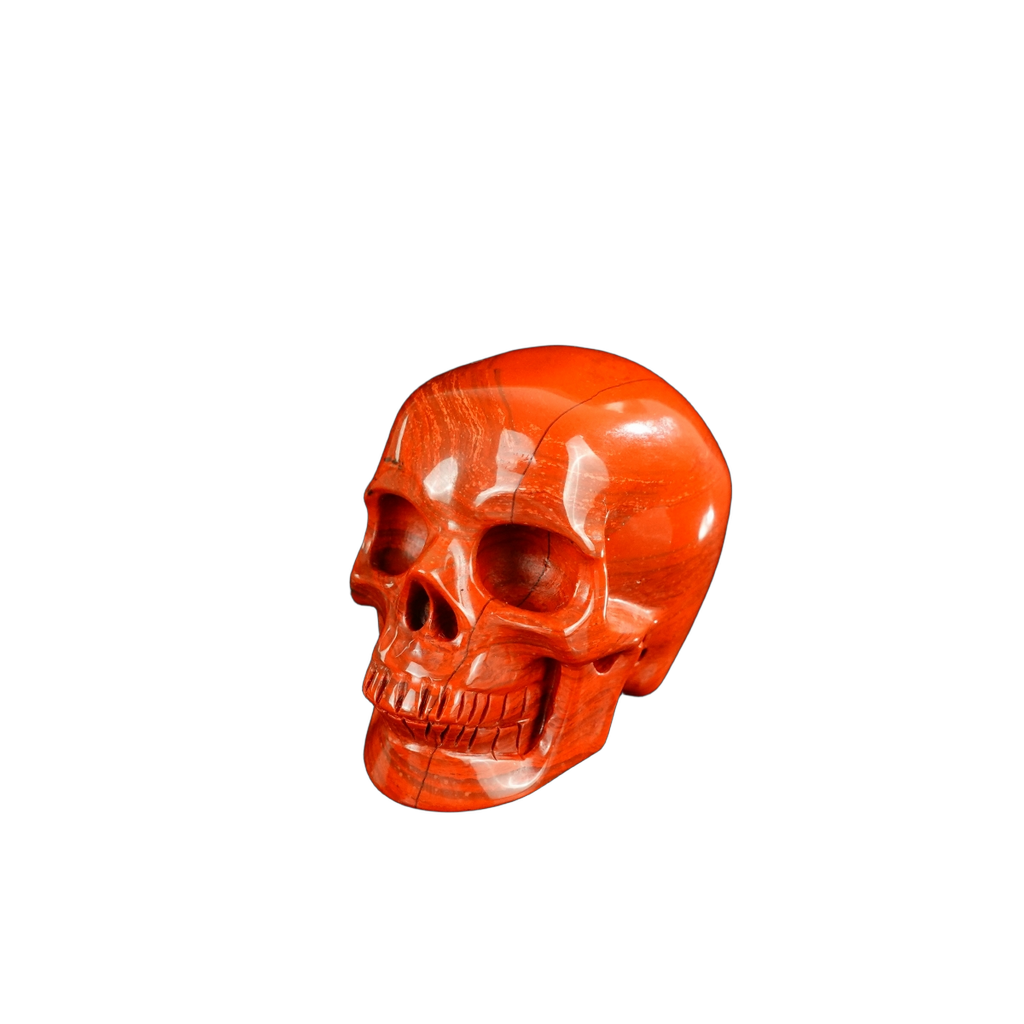 2.2" Red Jasper Crystal Skull Carving - Unique Piece #RJ14