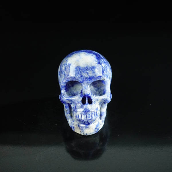 2.2" Sodalite Crystal Skull Carving - Unique Piece #SL01