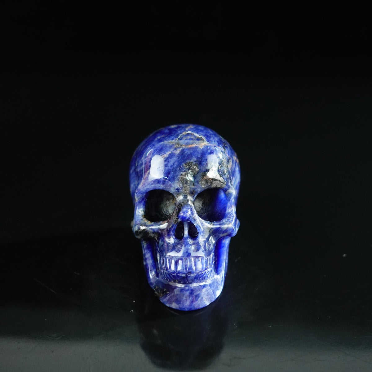 2.2" Sodalite Crystal Skull Carving - Unique Piece #SL02