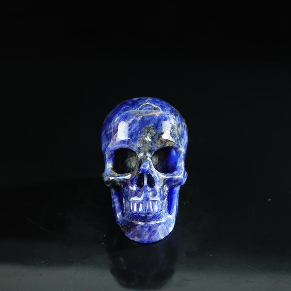 2.2" Sodalite Crystal Skull Carving - Unique Piece #SL02