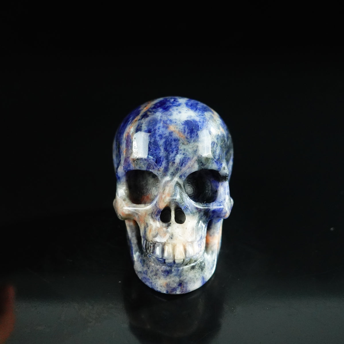 2.2" Sodalite Crystal Skull Carving - Unique Piece #SL03