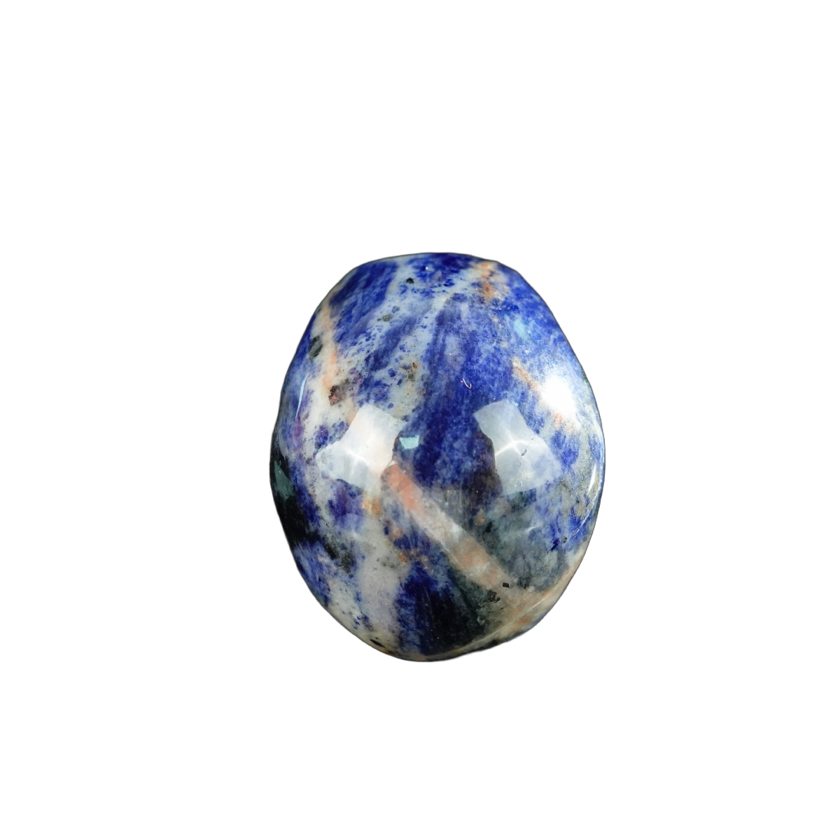2.2" Sodalite Crystal Skull Carving - Hand Carved Decor