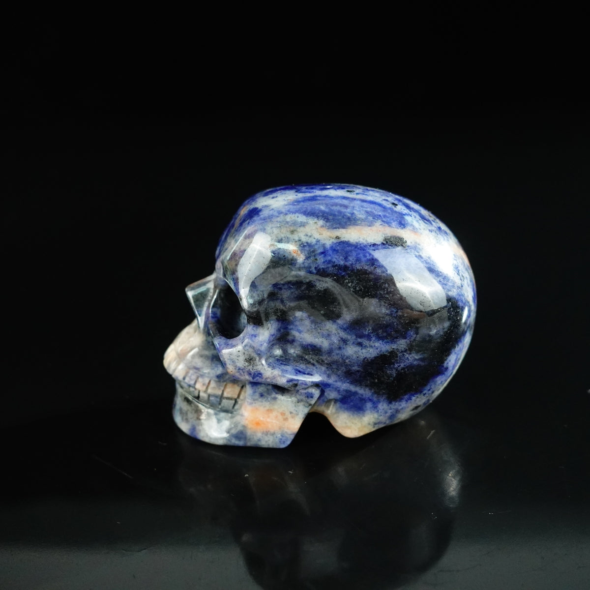 2.2" Sodalite Crystal Skull Carving - Unique Piece #SL03