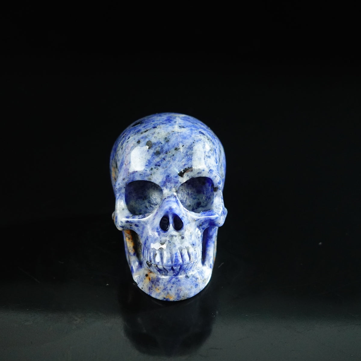 2.2" Sodalite Crystal Skull Carving - Unique Piece #SL04