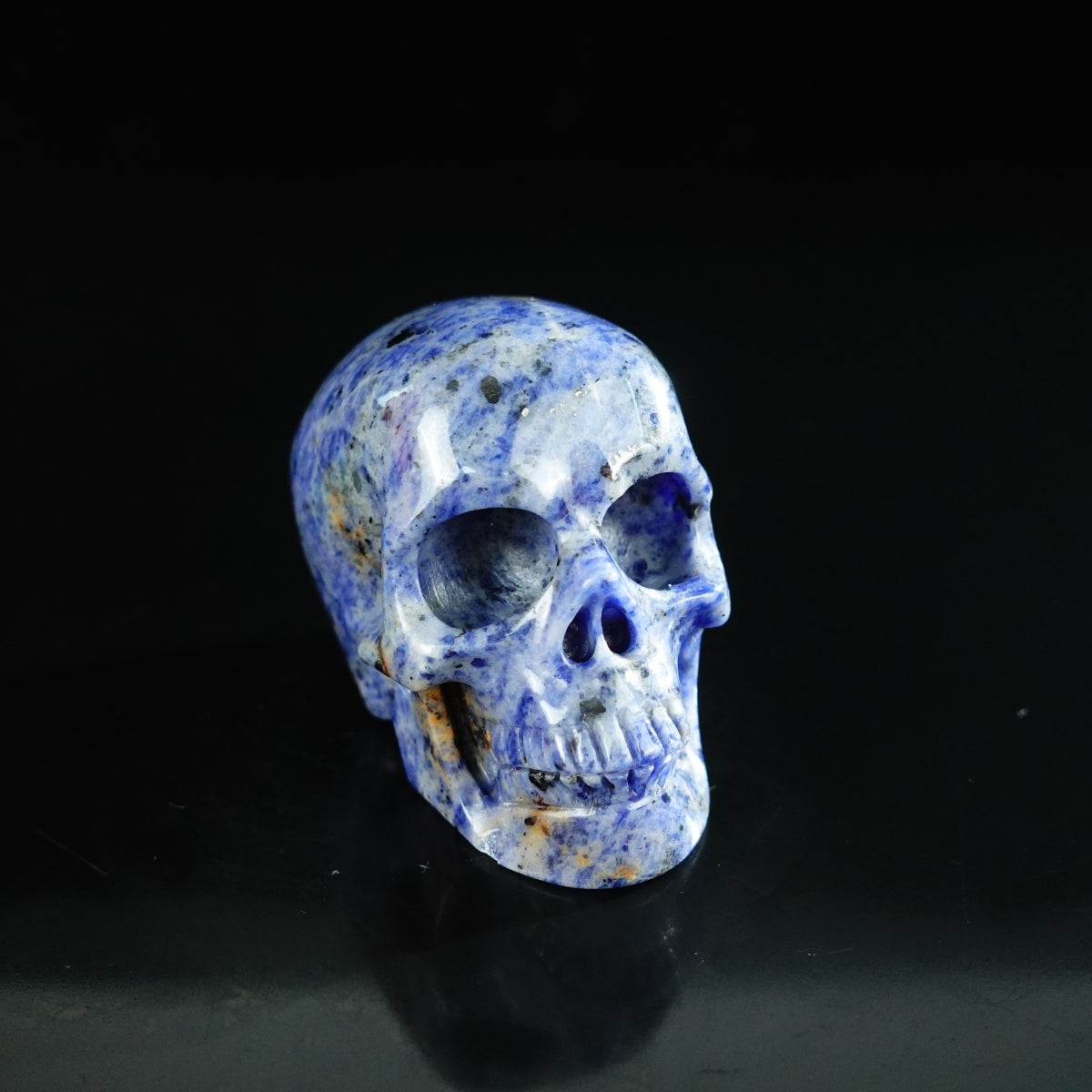 2.2" Sodalite Crystal Skull Carving - Unique Piece #SL04