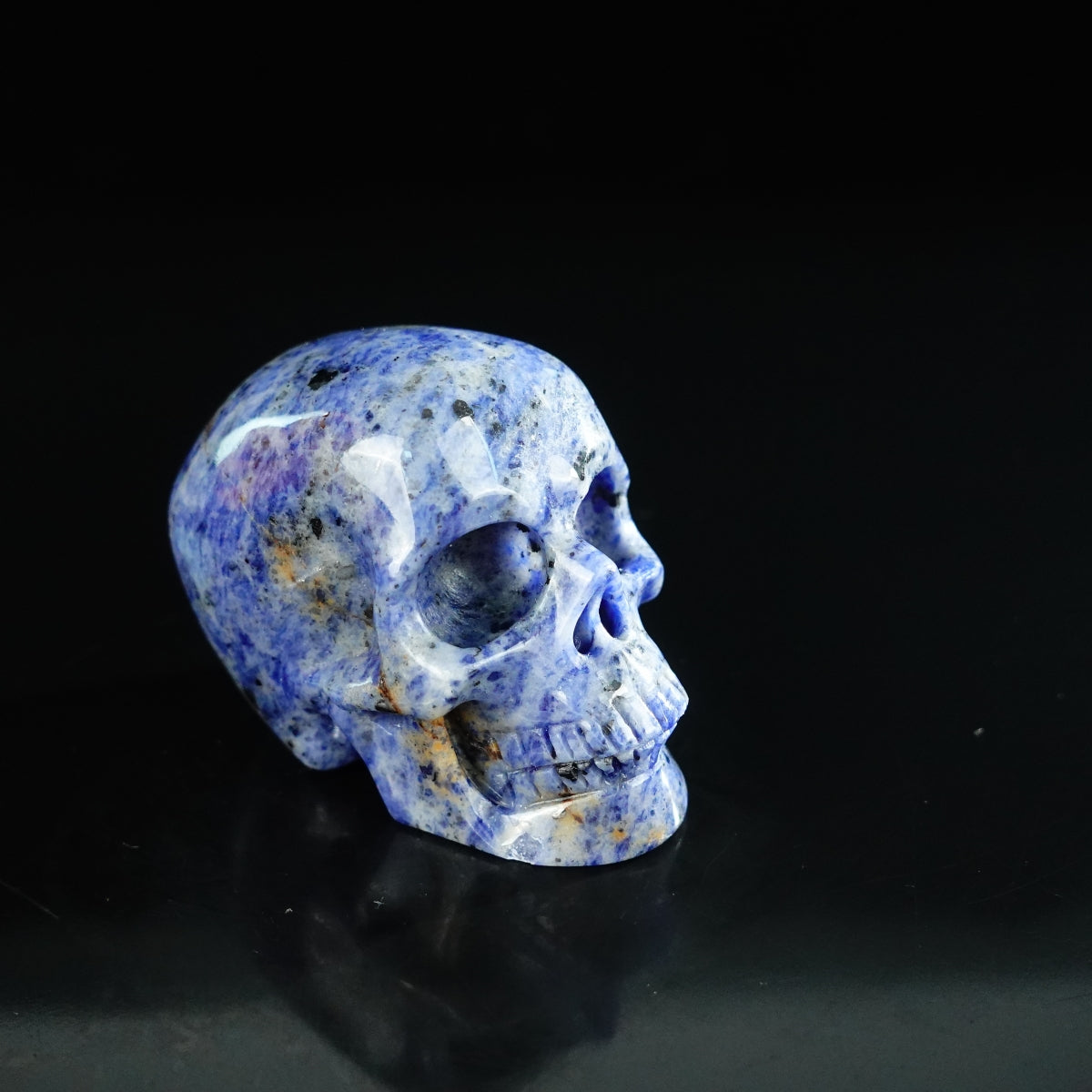 2.2" Sodalite Crystal Skull Carving - Unique Piece #SL04