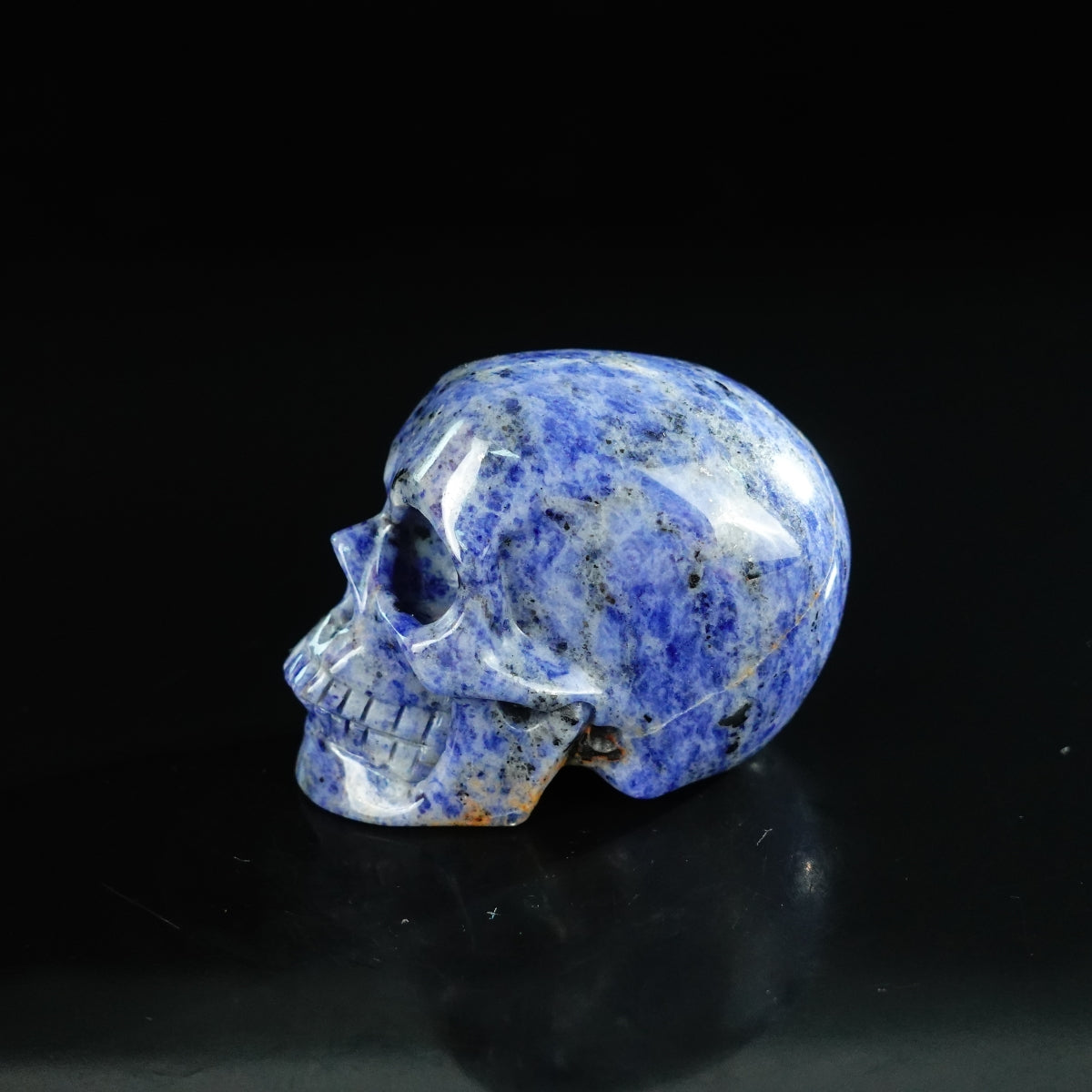 2.2" Sodalite Crystal Skull Carving - Unique Piece #SL04