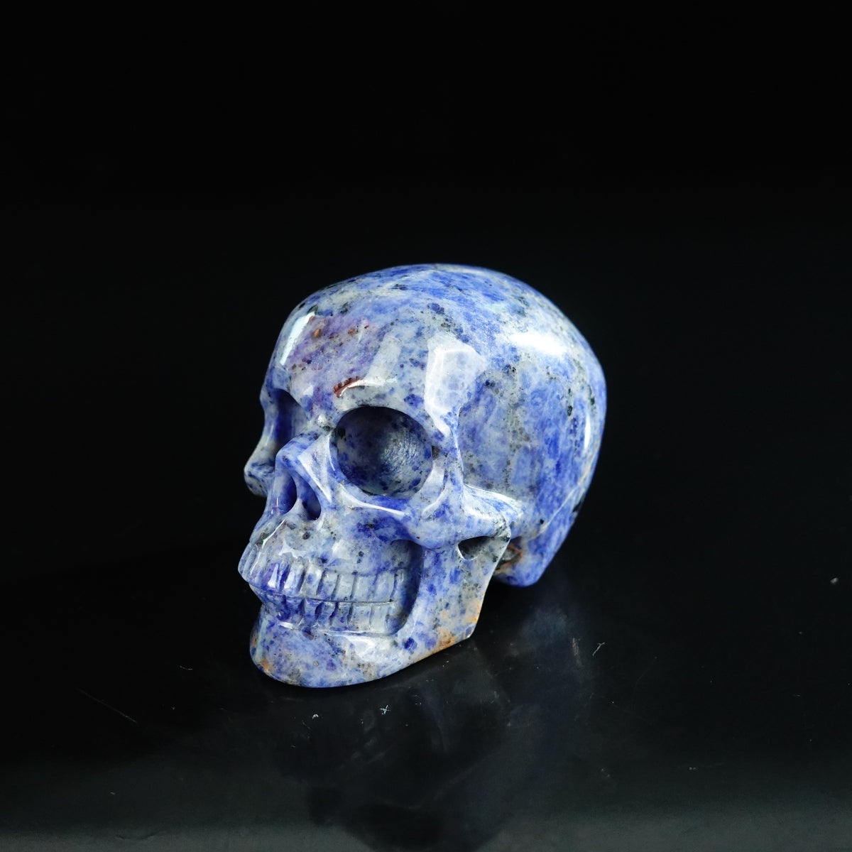 2.2" Sodalite Crystal Skull Carving - Unique Piece #SL04
