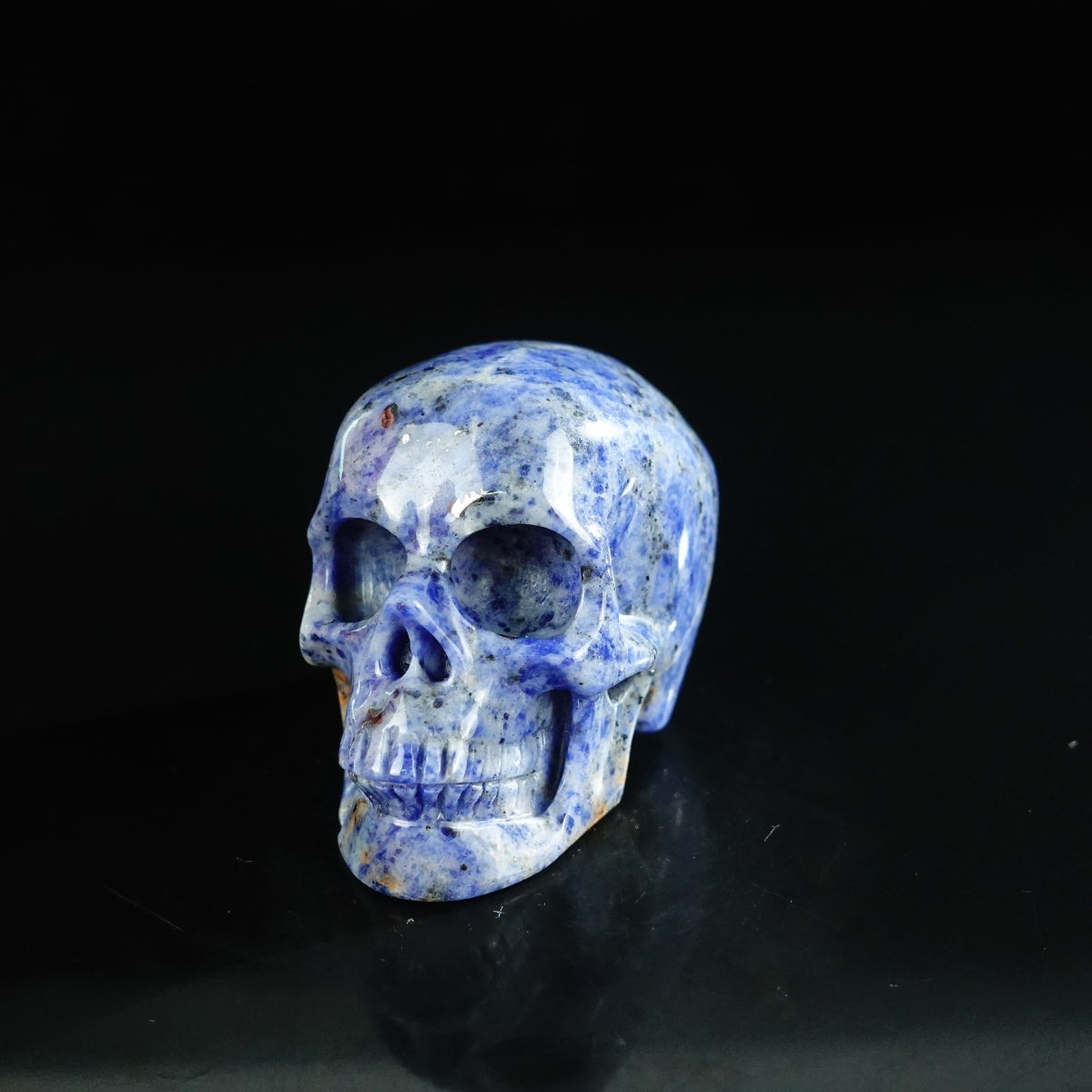 2.2" Sodalite Crystal Skull Carving - Unique Piece #SL04