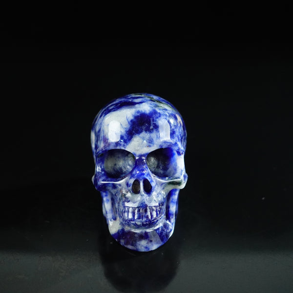 2.2" Sodalite Crystal Skull Carving - Unique Piece #SL05